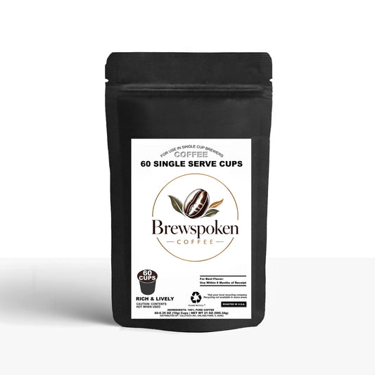 60 Pack Single Serve Coffee Capsules